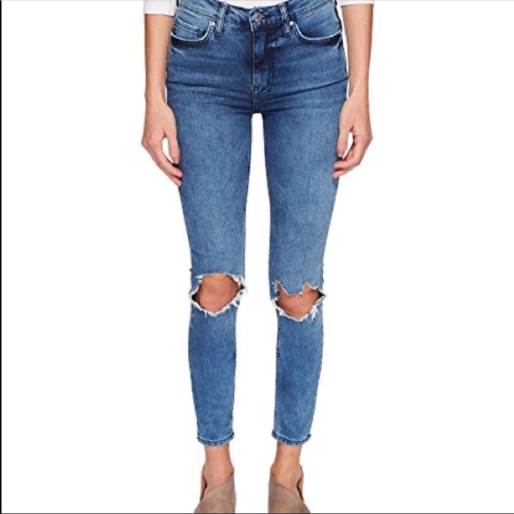 Free people size 25 jeans - Picture 2 of 5